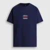 Camiseta de corte holgado con estampado en la espalda