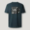 Camiseta de corte holgado con estampado en la espalda