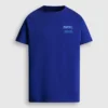 Camiseta de corte holgado con estampado en la espalda