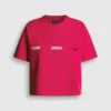 Camiseta de corte holgado con estampado en la espalda Camiseta de corte holgado con estampado en la espalda