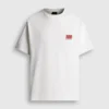 Camiseta de corte holgado con estampado en la espalda