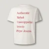 Camiseta de corte holgado con estampado en la espalda