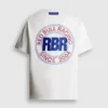 Camiseta de corte holgado con estampado en la espalda