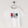 Camiseta de corte holgado con estampado fotográfico