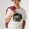 Camiseta de corte recto con estampado fotográfico Camiseta de corte recto con estampado fotográfico