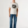 Camiseta de corte recto con estampado fotográfico Camiseta de corte recto con estampado fotográfico