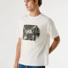 Camiseta de corte recto con estampado fotográfico Camiseta de corte recto con estampado fotográfico