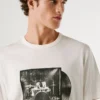 Camiseta de corte recto con estampado fotográfico Camiseta de corte recto con estampado fotográfico