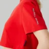 Camiseta de corte recto con logotipo en la manga