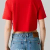Camiseta de corte recto con logotipo en la manga