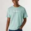 Camiseta de corte regular con estampado de logotipo