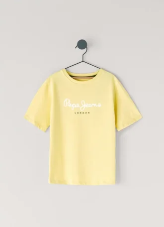 Camiseta de corte regular con estampado de logotipo