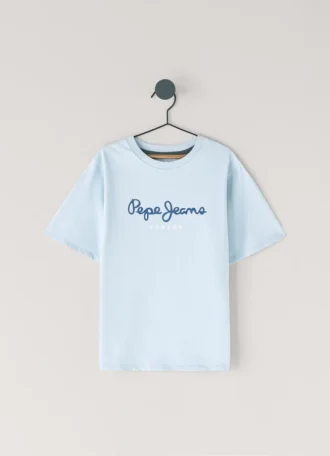 Camiseta de corte regular con estampado de logotipo