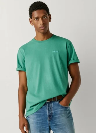 Camiseta de corte regular con estampado de logotipo