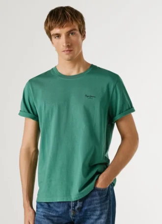 Camiseta de corte regular con estampado de logotipo