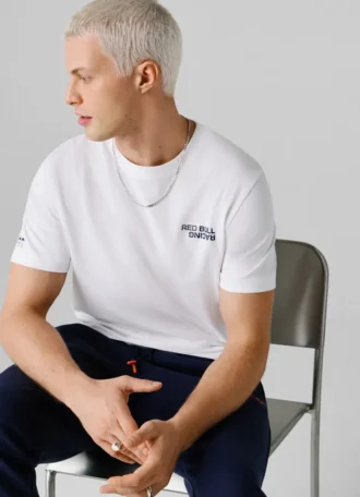 Camiseta de corte regular con estampado de logotipo