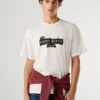 Camiseta de corte regular con estampado de logotipo