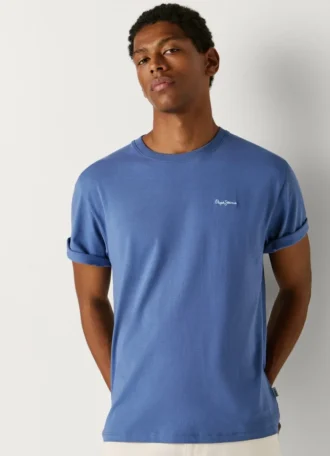 Camiseta de corte regular con estampado de logotipo