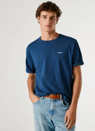 Camiseta de corte regular con estampado de logotipo