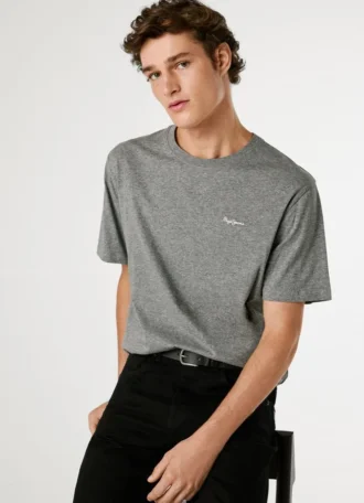 Camiseta de corte regular con estampado de logotipo