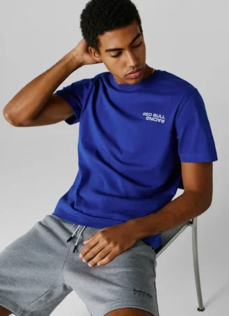 Camiseta de corte regular con estampado de logotipo