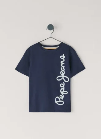 Camiseta de corte regular con estampado de logotipo