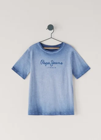 Camiseta de corte regular con estampado de logotipo