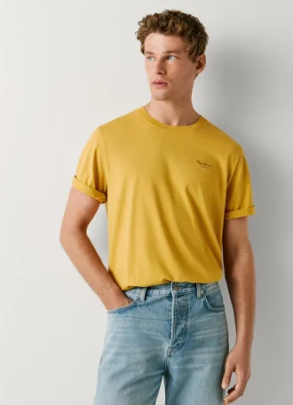 Camiseta de corte regular con estampado de logotipo