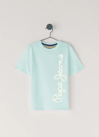 Camiseta de corte regular con estampado de logotipo