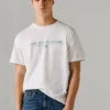 Camiseta de corte regular con estampado de logotipo Camiseta de corte regular con estampado de logotipo