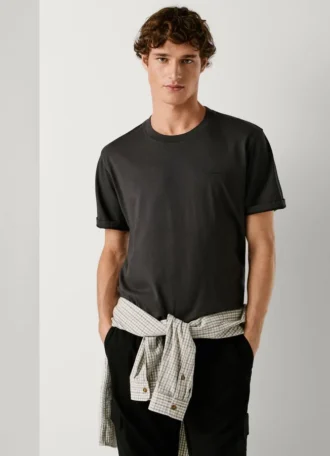 Camiseta de corte regular con estampado de logotipo