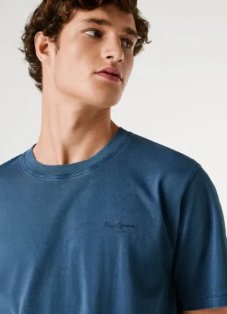 Camiseta de corte regular con estampado de logotipo
