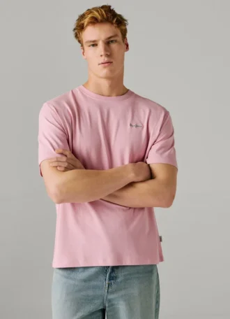 Camiseta de corte regular con estampado de logotipo
