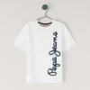 Camiseta de corte regular con estampado de logotipo Camiseta de corte regular con estampado de logotipo