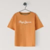 Camiseta de corte regular con estampado de logotipo Camiseta de corte regular con estampado de logotipo