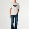 Camiseta de corte regular con estampado de logotipo