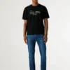 Camiseta de corte regular con estampado de logotipo