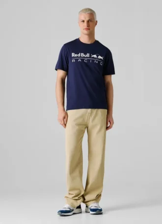 Camiseta de corte regular con estampado de logotipo
