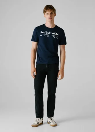 Camiseta de corte regular con estampado de logotipo