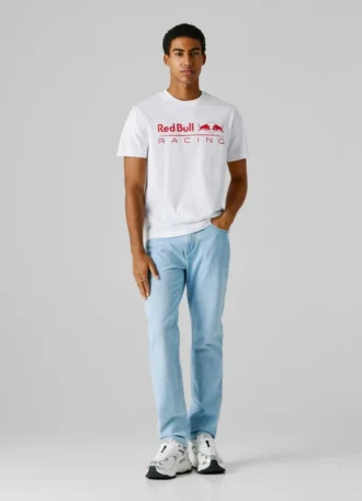 Camiseta de corte regular con estampado de logotipo