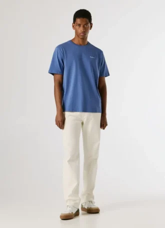 Camiseta de corte regular con estampado de logotipo