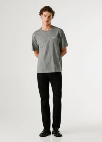 Camiseta de corte regular con estampado de logotipo