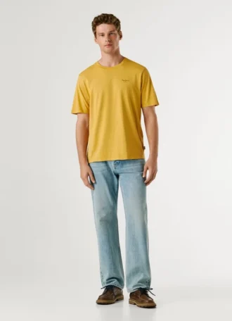 Camiseta de corte regular con estampado de logotipo