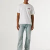 Camiseta de corte regular con estampado de logotipo