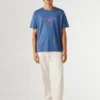 Camiseta de corte regular con estampado de logotipo
