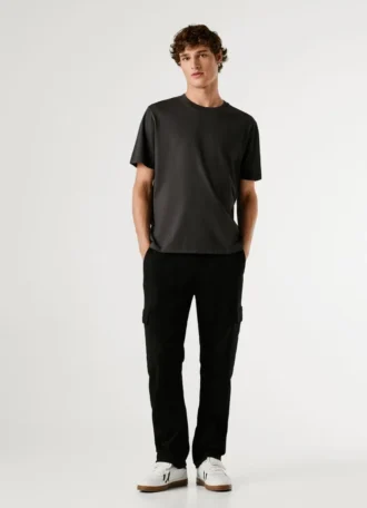 Camiseta de corte regular con estampado de logotipo