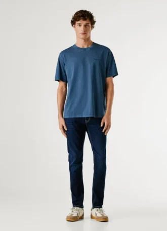 Camiseta de corte regular con estampado de logotipo