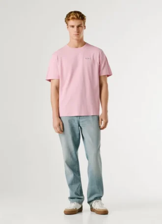Camiseta de corte regular con estampado de logotipo