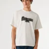 Camiseta de corte regular con estampado de logotipo