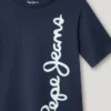 Camiseta de corte regular con estampado de logotipo Camiseta de corte regular con estampado de logotipo